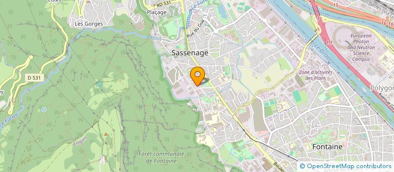 localisation de l'entreprise MONSIEUR SAIFEDDINE CHIHI  SASSENAGE