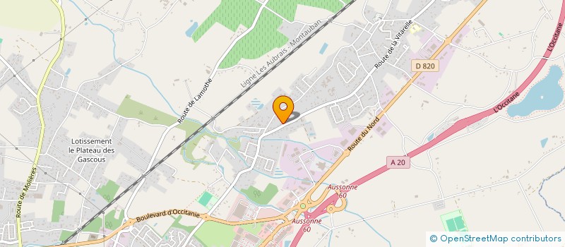 localisation de l'entreprise MONSIEUR SAIFEDDINE GOUESMI  MONTAUBAN