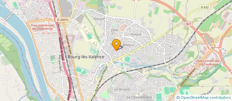 localisation de l'entreprise MONSIEUR SAIFEDDINE OUANNASSI  BOURG-LES-VALENCE