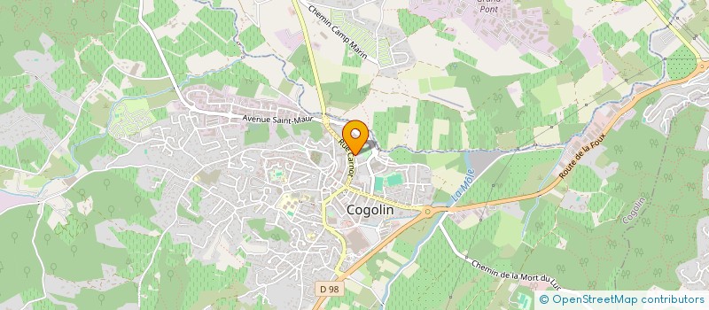 localisation de l'entreprise MONSIEUR SAIFEDDINE SAMAANI à COGOLIN