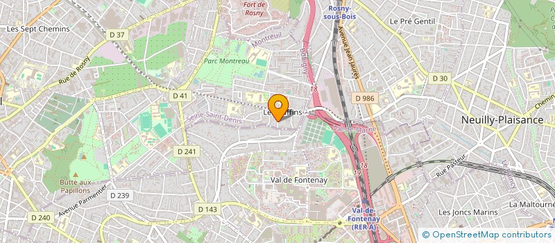 localisation de l'entreprise MONSIEUR SAIFEDDINE WESLATI à MONTREUIL
