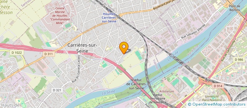 localisation de l'entreprise MONSIEUR SAIFOUDINE LOUKMANDJEE  CARRIERES-SUR-SEINE