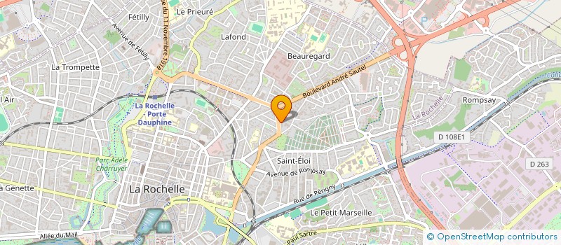 localisation de l'entreprise MONSIEUR SAIFULAH AHMADZAI  LA ROCHELLE