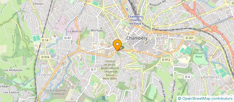 localisation de l'entreprise MONSIEUR SAIFULLAH ADIL  CHAMBERY