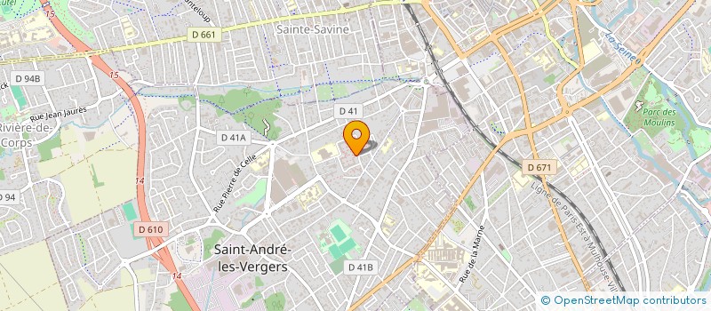 localisation de l'entreprise MONSIEUR SAIFULLAH NAZARI  SAINT-ANDRE-LES-VERGERS