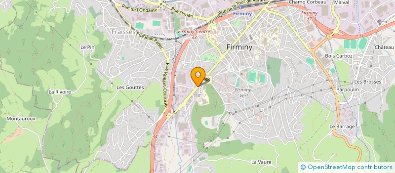 localisation de l'entreprise MONSIEUR SAIFUR RAHMAN  SAINT-ETIENNE