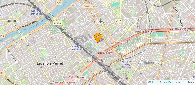 localisation de l'entreprise MONSIEUR SAIG GUILLERM à CLICHY