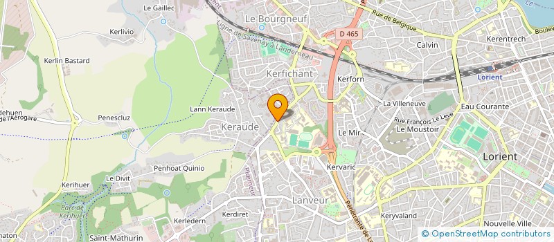 localisation de l'entreprise MONSIEUR SAIG JACON  LORIENT