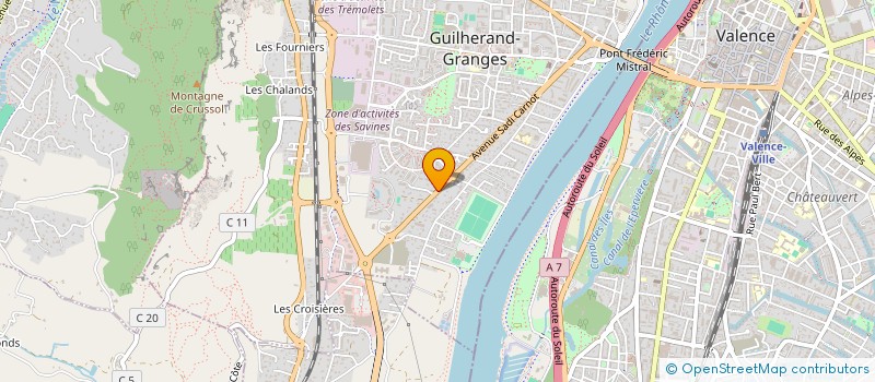 localisation de l'entreprise MONSIEUR SAIKHAN ATSAEV  GUILHERAND-GRANGES