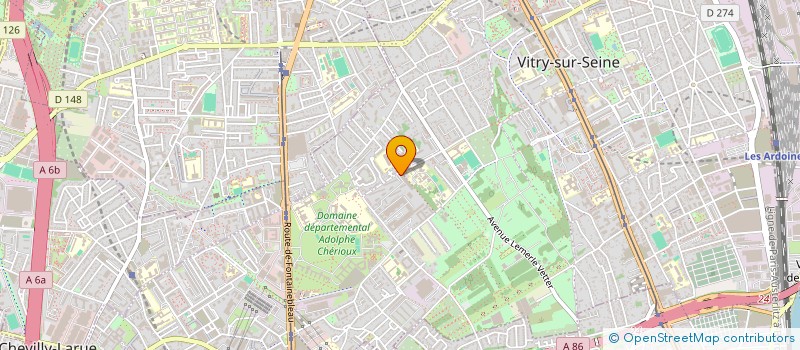 localisation de l'entreprise MONSIEUR SAIKOU BARRY  VITRY SUR SEINE