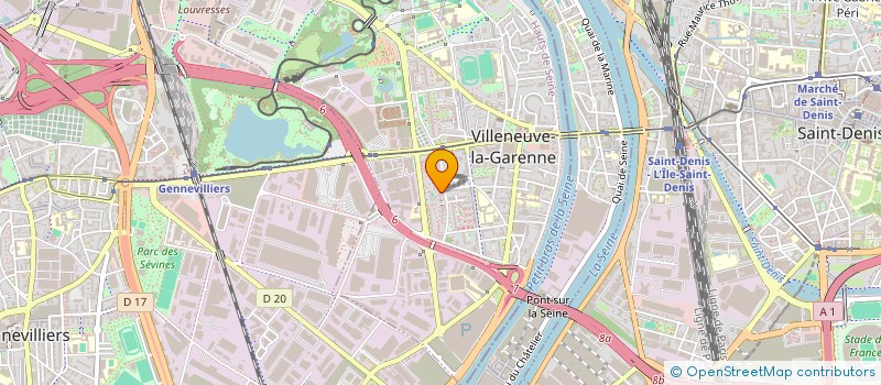 localisation de l'entreprise MONSIEUR SAIKOU DIABY  VILLENEUVE-LA-GARENNE