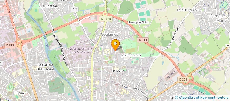 localisation de l'entreprise MONSIEUR SAIKOU-ISMAEL BARRY  COULAINES