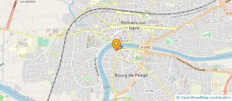 localisation de l'entreprise MONSIEUR SAINDOU BAHEDJA à BOURG-DE-PEAGE