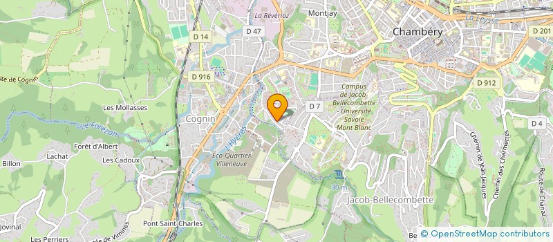 localisation de l'entreprise MONSIEUR SAINDOU IBRAHIM  CHAMBERY