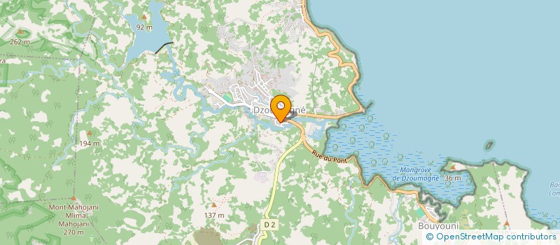 localisation de l'entreprise MONSIEUR SAINDOU SOUFFOU  M'TSANGAMOUJI