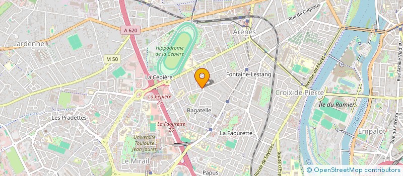 localisation de l'entreprise MONSIEUR SAINFLINA STANLEY  TOULOUSE