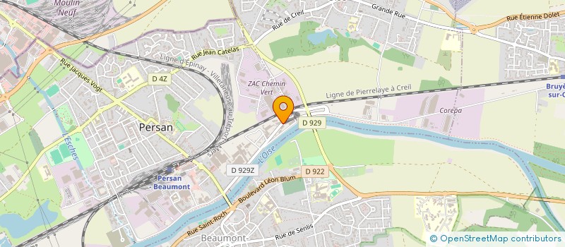 localisation de l'entreprise MONSIEUR SAINT AGBONIFO  PERSAN