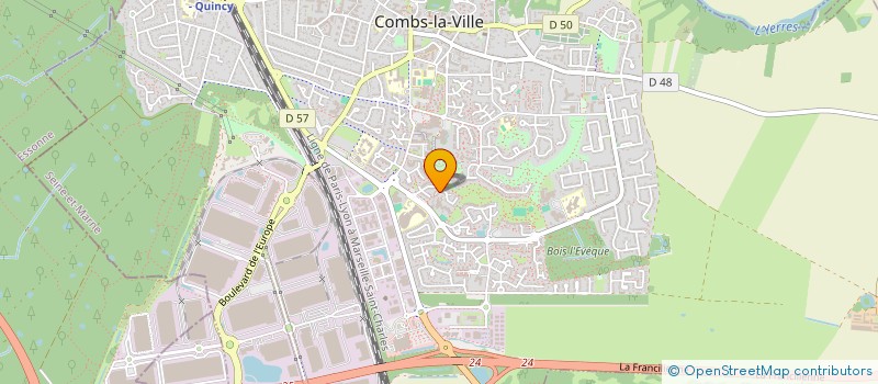 localisation de l'entreprise MONSIEUR SAINT-AIME ETELIAN  COMBS-LA-VILLE