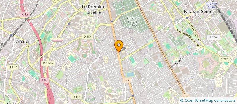 localisation de l'entreprise MONSIEUR SAINT-ANGE DAVIDAS  VILLEJUIF