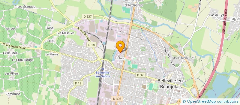 localisation de l'entreprise MONSIEUR SAINT-ANTOINE-SALOMO NAMBEI-DERANT-NGAI  BELLEVILLE-EN-BEAUJOLAIS