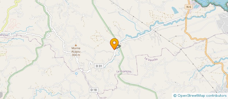 localisation de l'entreprise MONSIEUR SAINT-CYR BACOUL  LE FRANCOIS