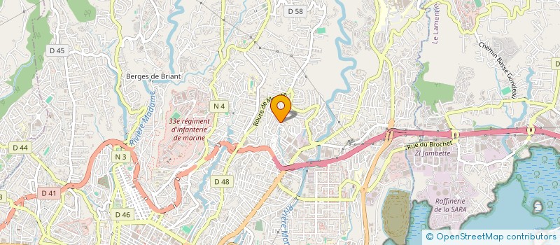 localisation de l'entreprise MONSIEUR SAINT-CYR VILDEUIL  FORT-DE-FRANCE