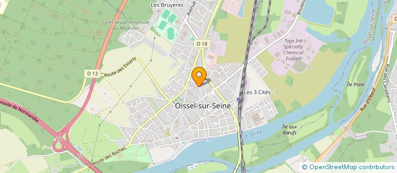 localisation de l'entreprise MONSIEUR SAINT-NICOLAS CREA  OISSEL