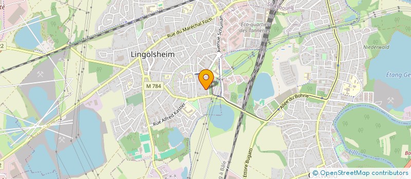 localisation de l'entreprise MONSIEUR SAINT-PHARD PYRAM  LINGOLSHEIM