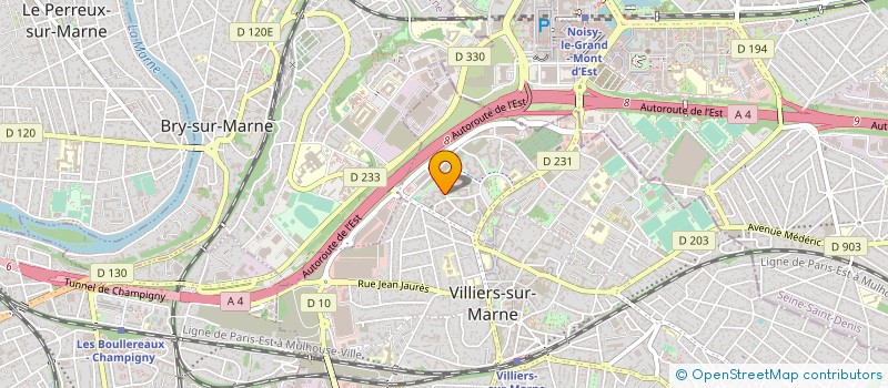 localisation de l'entreprise MONSIEUR SAINT YVES OSIAS  VILLIERS-SUR-MARNE