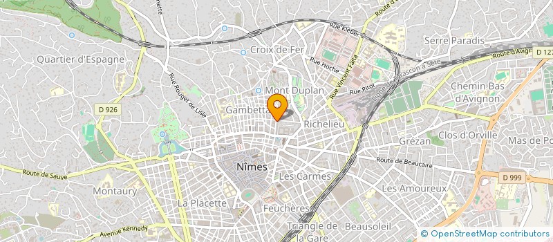 localisation de l'entreprise MONSIEUR SAINTE-CLAIRE MAYOT à NIMES