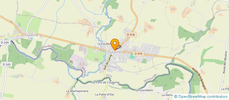 localisation de l'entreprise MONSIEUR SAINTE OLIERE à RIVES D'ANDAINE