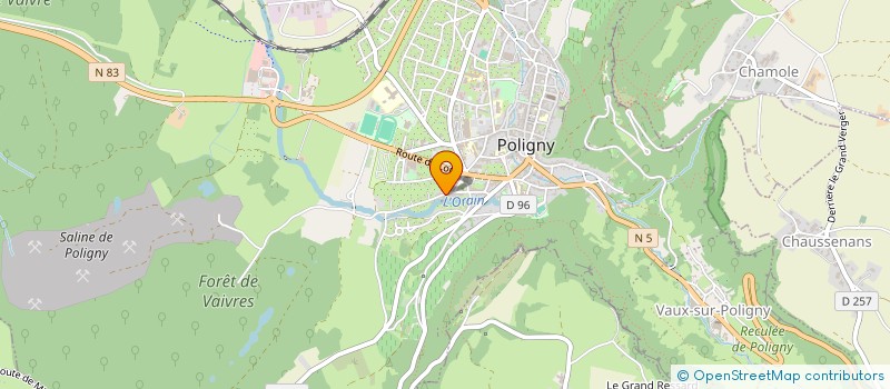 localisation de l'entreprise MONSIEUR SAIT GUVERCIN  POLIGNY