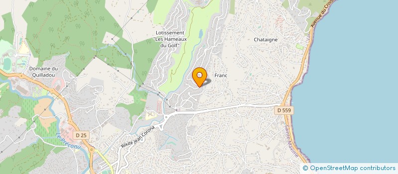 localisation de l'entreprise MONSIEUR SAIVAN LIVOTI à SAINTE-MAXIME
