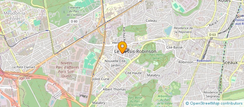 localisation de l'entreprise MONSIEUR SAIYASITH SITHONGSOUK à LE PLESSIS-ROBINSON
