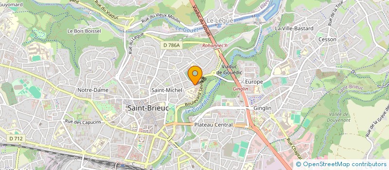 localisation de l'entreprise MONSIEUR SAJIB HOSSAIN à SAINT-BRIEUC