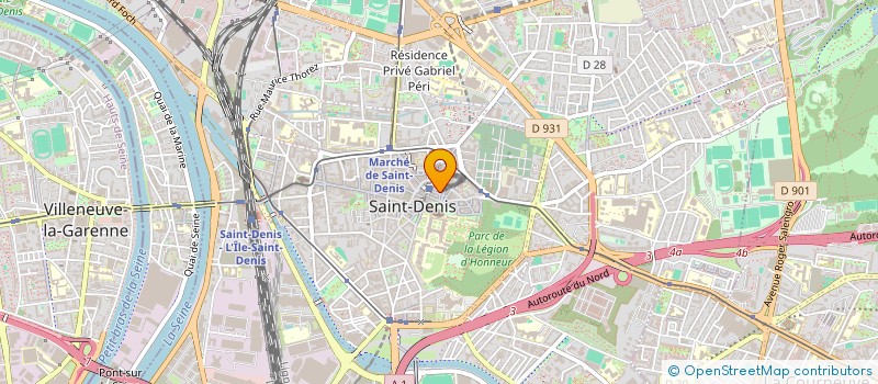 localisation de l'entreprise MONSIEUR SAJIB MIAH à SAINT-DENIS