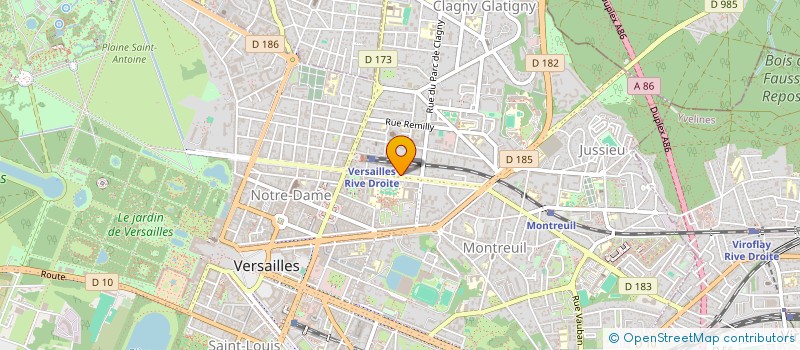 localisation de l'entreprise MONSIEUR SAJID BENABBOU à VERSAILLES