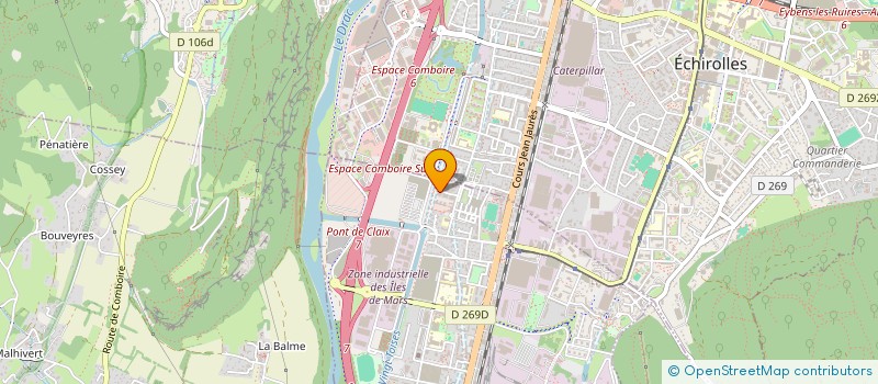 localisation de l'entreprise MONSIEUR SAJID BENKAAKAA  LE PONT-DE-CLAIX