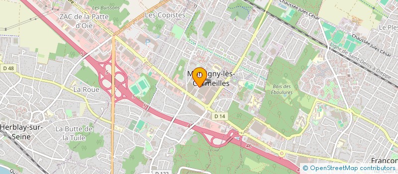 localisation de l'entreprise MONSIEUR SAJID BRAHMI  MONTIGNY-LES-CORMEILLES