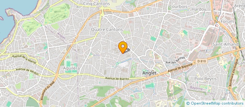 localisation de l'entreprise MONSIEUR SAJIN VIJEYAKUMAR  ANGLET