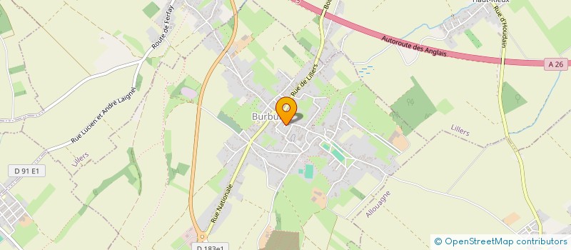 localisation de l'entreprise MONSIEUR SAJJAD AHMED  BURBURE