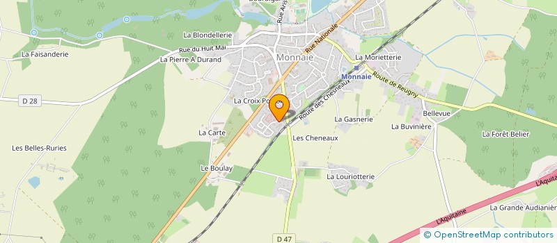 localisation de l'entreprise MONSIEUR SAJJAD ALI  MONNAIE