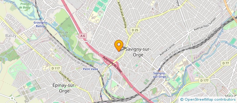 localisation de l'entreprise MONSIEUR SAJJAD CHAUDHRY à SAVIGNY-SUR-ORGE
