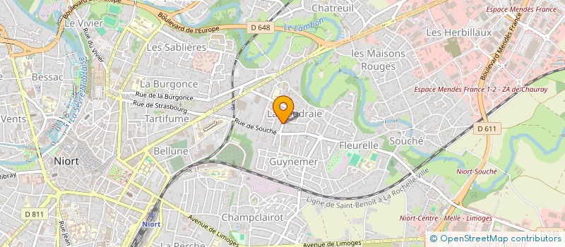 localisation de l'entreprise MONSIEUR SAJJAD HUSSAIN  NIORT