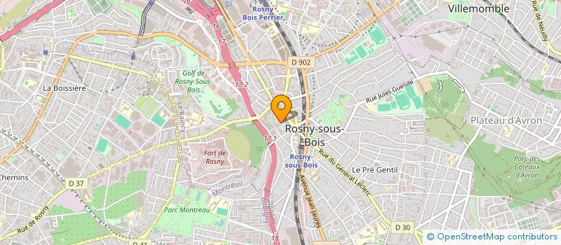localisation de l'entreprise MONSIEUR SAJWAL ABBAS à ROSNY-SOUS-BOIS