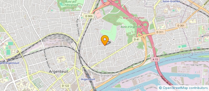 localisation de l'entreprise MONSIEUR SAKER BOUOTHMEN  ARGENTEUIL