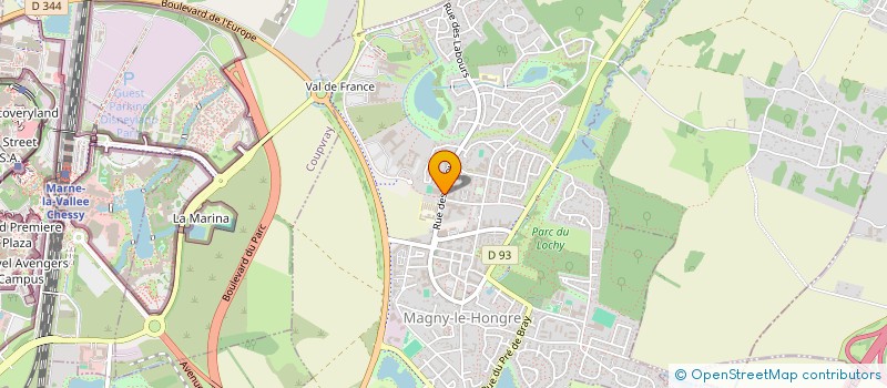 localisation de l'entreprise MONSIEUR SAKHIZADA NAJIBULLAH  MAGNY-LE-HONGRE