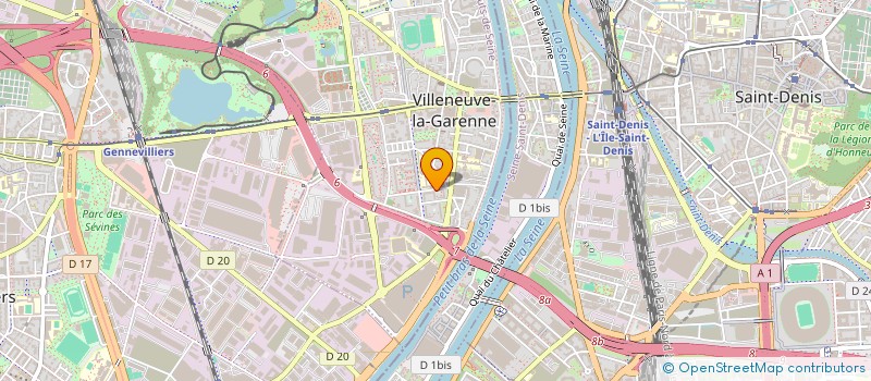 localisation de l'entreprise MONSIEUR SAKI RABE  VILLENEUVE-LA-GARENNE