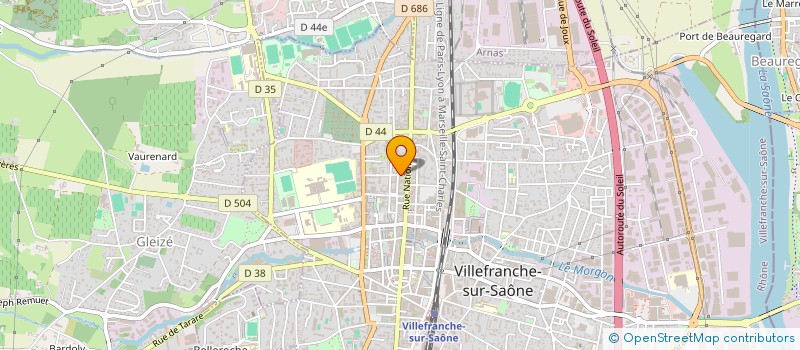 localisation de l'entreprise MONSIEUR SAKIR AKPINAR à VILLEFRANCHE-SUR-SAONE