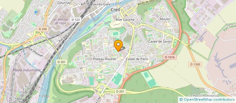 localisation de l'entreprise MONSIEUR SAKORIA SAYED AKBAR SHAH  CREIL